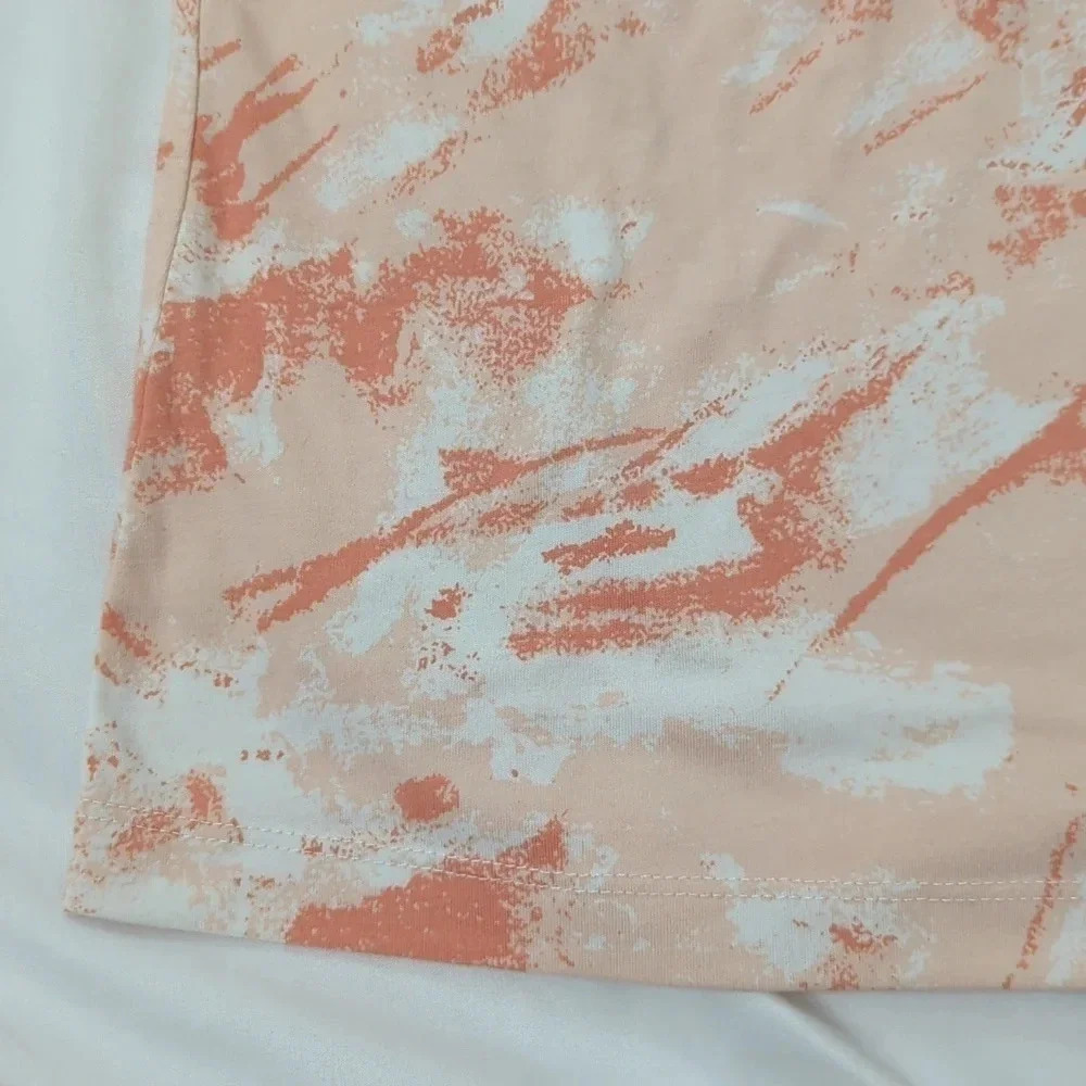 Nike Dri-Fit Muscle Shirt, Color Orange Camouflage Size XS - Picture 6 of 10